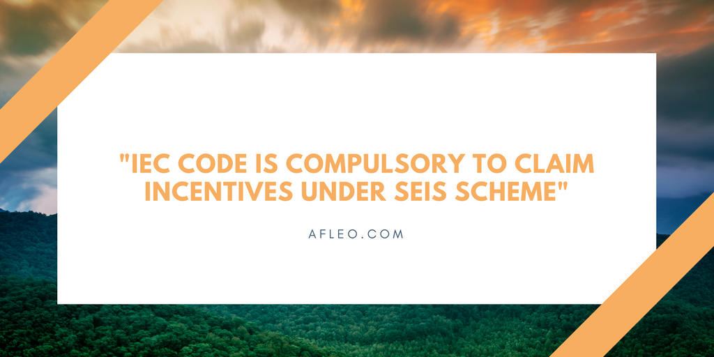IEC Code for SEIS Scheme