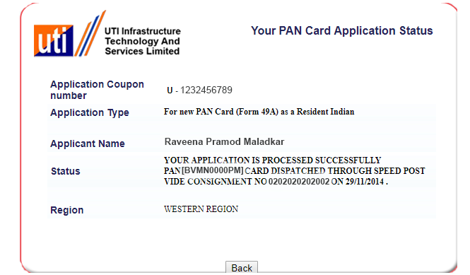 pan card UTI
